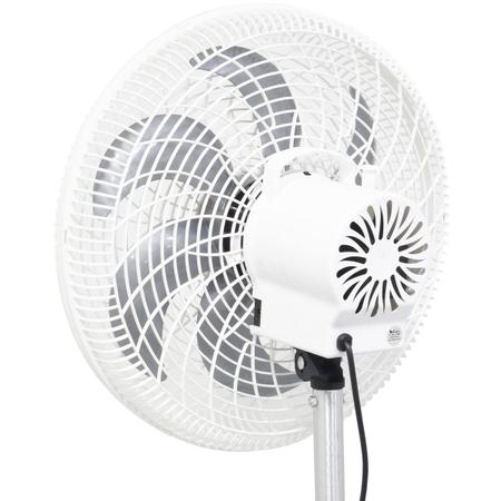 Imagem de Ventilador Coluna 50cm Plástico Branco 200W Industrial Turbo Turbão 6 Pás Bivolt 110V 220V Vitalex