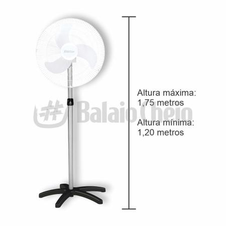 Imagem de Ventilador de Coluna Branco 60cm 220w Bivolt Grade 120 fios