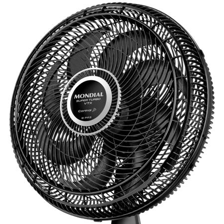 Imagem de Ventilador de Coluna Mondial 40cm Turbo 8 Pás Controle Remoto 3 Velocidades 140W VTX-40C-8P-CR-E1