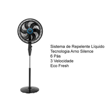 Imagem de Ventilador de Coluna Ultra Silence Force Repelente 40cm VD5C Arno