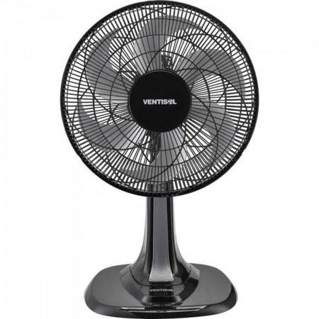 Imagem de Ventilador de Mesa 30cm com 6 Pás 220V TURBO 6 Preto/Cinza VENTISOL