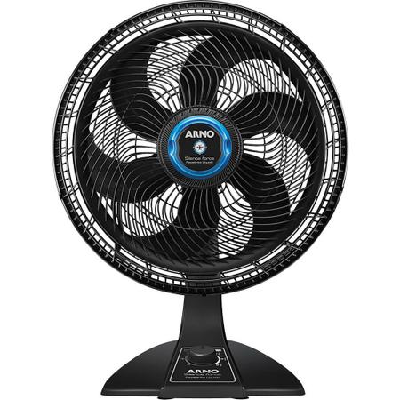 Imagem de Ventilador de Mesa 40cm Arno Silence Force Repelente Líquido VF55 130W com 3 Velocidades Preto 127V