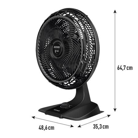 Imagem de Ventilador de mesa arno turbo force 2em1 40cm vf42 127v