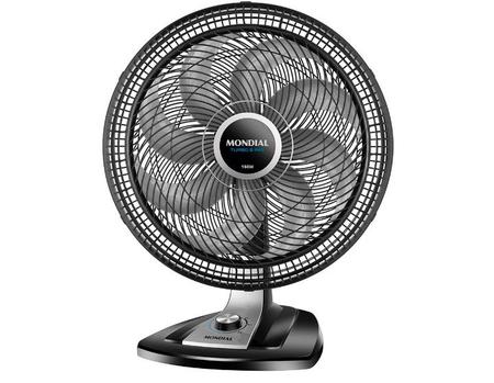 Imagem de Ventilador de Mesa Mondial Turbo 8 Pás 50cm 3 Velocidade 127v Preto VTX-50-8P