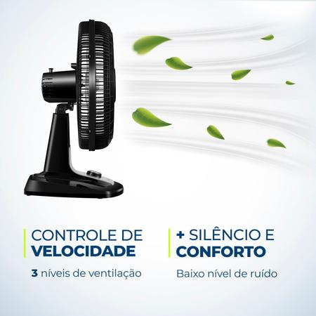 Imagem de Ventilador de Mesa Mondial Turbo 8 Pás VTX-40-8P