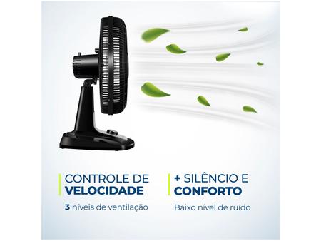 Imagem de Ventilador de Mesa Mondial VTX-40-8P 40cm 8 Pás 3 Velocidades Preto e Prata