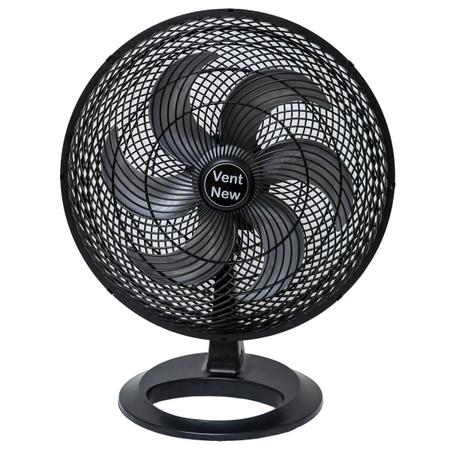 Imagem de Ventilador De Mesa Oscilante 50cm Preto Prata Bivolt