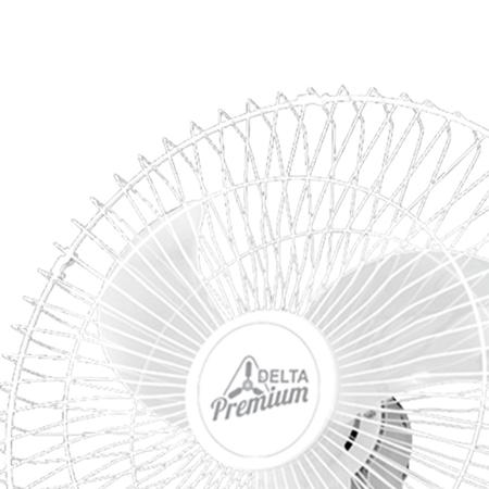 Imagem de Ventilador de Parede 60cm 3 pás Venti-Delta Premium Branco Bivolt