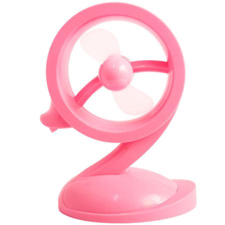 Imagem de Ventilador de resfriamento portátil USB recarregável Mini Pink Duck Shape