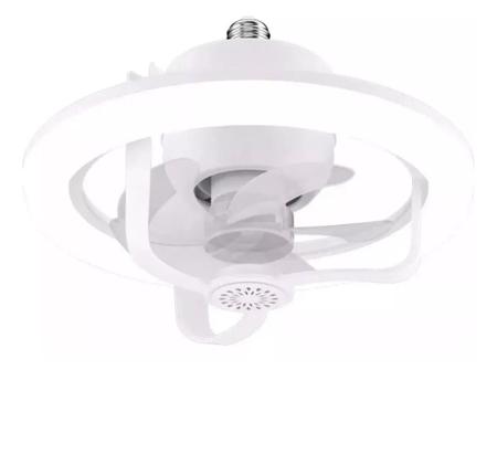 Imagem de Ventilador De Teto Com Luminária Rotação 360 110/220 Branco