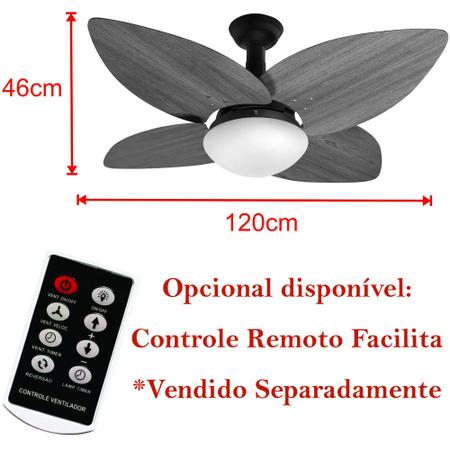 Imagem de Ventilador de Teto Jet Aspen Venti-Delta Branco Rattan Branca 220V