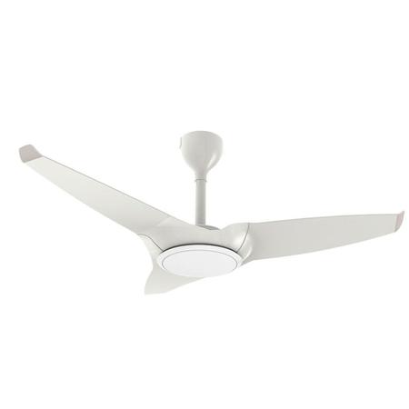 Imagem de Ventilador de teto Led 3 pás branco com controle remoto - FLOW - Ventisol