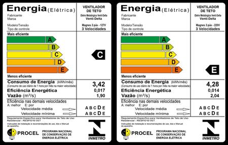 Imagem de Ventilador de Teto Magnes 3p lq 220v pto c3v