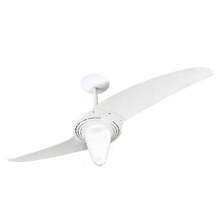 Imagem de Ventilador de Teto Spirit 201 Branco Lustre Cônico com Controle Remoto