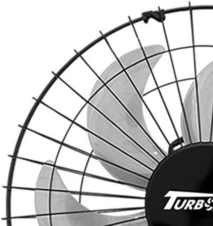 Imagem de Ventilador Parede 50cm Industrial Turbo 6 Pás Preto Vitalex