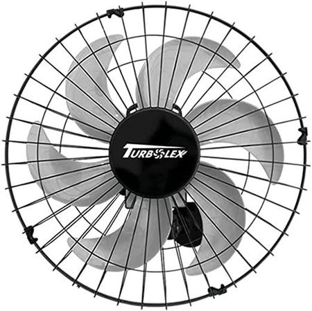 Imagem de Ventilador Parede 50cm Industrial Turbo 6 Pás Preto Vitalex