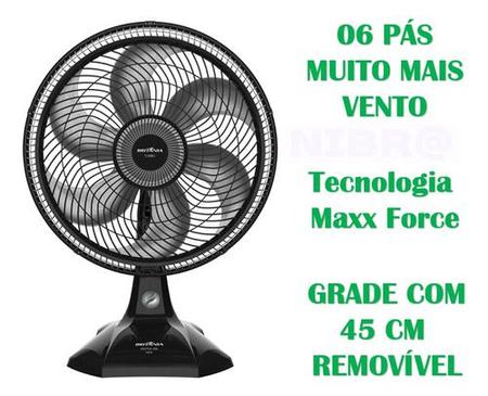 Imagem de Ventilador Portátil Mesa Parede Silencioso 150w Maxx Force 127v