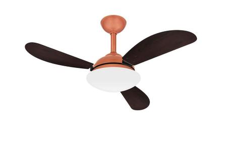 Imagem de Ventilador Teto Fly Cobre Sala 3 Pás Econômico Ventax 110V