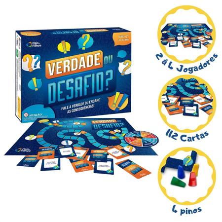 Jogo de desafios para família e crianças, Infantil de 3 a 6 anos Pot