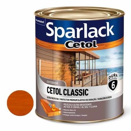 Imagem de VERNIZ CETOL BRILHANTE CEDRO SPARLACK 900ML - Proteção e Brilho Intenso para Detalhes em Madeira