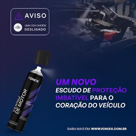 Imagem de Verniz De Motor Aerosol Renovador Brilho Proteção 400ml Vonixx