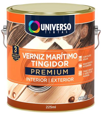 Imagem de Verniz Maritimo Tingidor Mogno Brilhante 225ML Universo