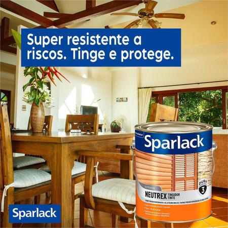 Verniz Sparlack Neutrex Brilhante 3,6 Litros Tingidor Cores Madeira - Verniz - Magazine Luiza