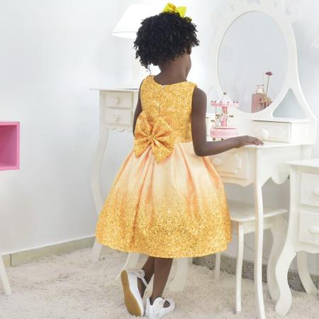 Vestido amarelo menina cheap
