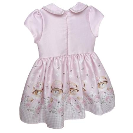 Vestido Bebe Menina Ursinhos Natal Com Laço - Dg Baby Kids - Vestido para  Bebês - Magazine Luiza