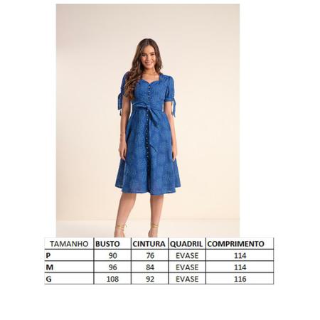 Imagem de Vestido azul midi em rendas decote quadrado fascinius 