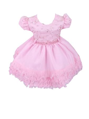 Vestido Infantil De Bebê Recém Nascido Rosa Mesversario Princesa Luxo 0 a  10 Meses em Promoção na Americanas