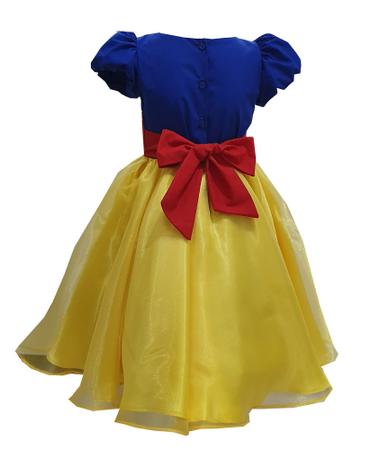 Imagem de Vestido Branca de Neve Fantasia Infantil