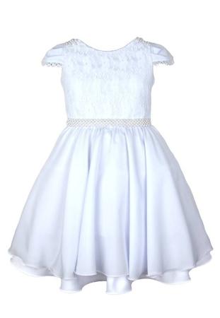 Imagem de Vestido Branco infantil Festa - Primeira comunhão - Formatura