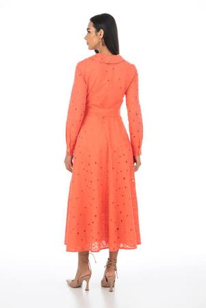 Vestido Chemise Em Laise Via Tolentino Imagem de Vestido Chemise Em Laise Via Tolentino