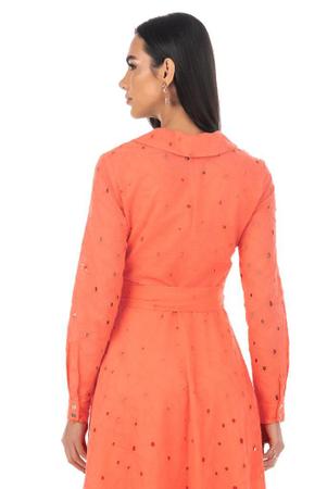 Vestido Chemise Em Laise Via Tolentino Imagem de Vestido Chemise Em Laise Via Tolentino