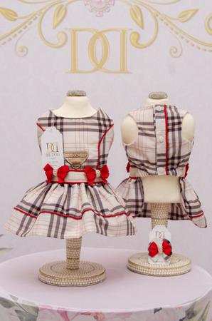 Vestido top burberry inspired