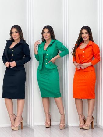Vestido com hotsell colete social