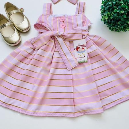 Vestido Xadrez Candy Junino Tule Lili + Faixinha de cabelo - JOANINHA BABY