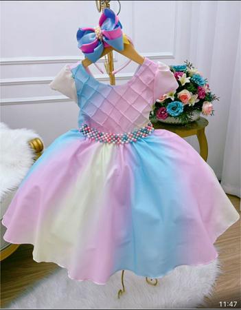 Vestido unicórnio luxo store