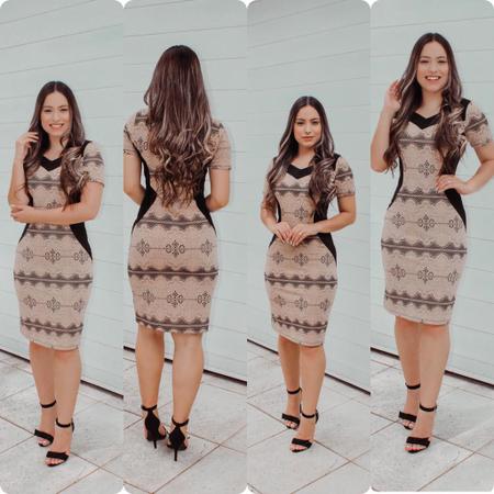 Imagem de Vestido Conjunto Roupas Femininas Moda Evangélica Atacado