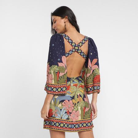 Vestido Curto Farm Luau das On as Vestido Feminino Magazine Luiza