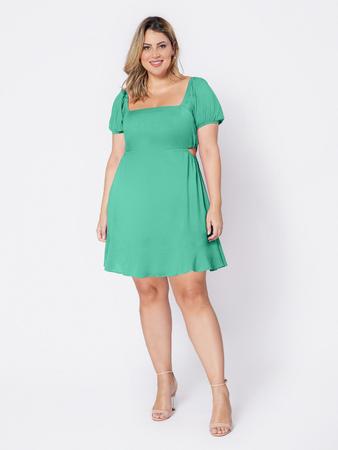 Vestido com hotsell elastico no decote