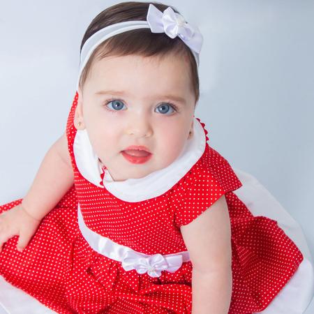 Roupa Menina Vestido Bebê Princesa Várias Cores