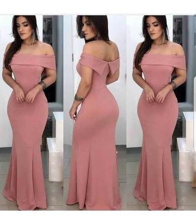 Vestido De Festa C bojo V rias Cores Formatura Madrinha Elegance