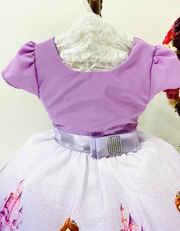 Fantasia Vestido Princesa Sofia Luxo Infantil Imperdivel