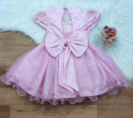 Vestido De Bebe Menina Linda Para Sua Princesa Brilhar !!