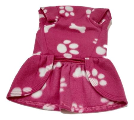 Imagem de Vestido de inverno soft cachorro cor rosa tam GG