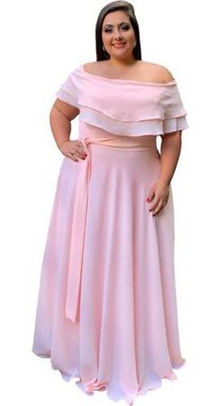 Vestido de madrinha de store casamento na cor rosa chá
