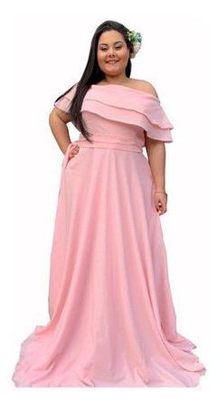 Vestido rosa chiclete para madrinha sales