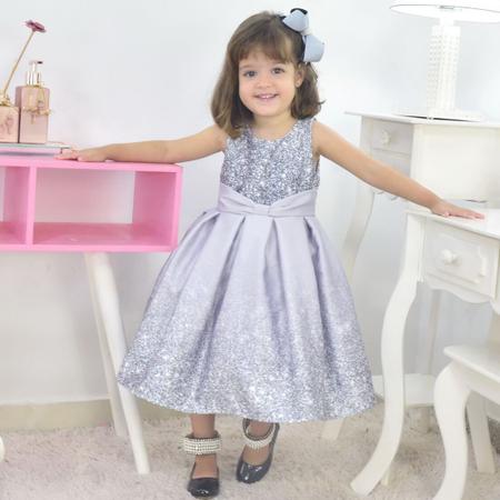 Vestido prata cheap casamento